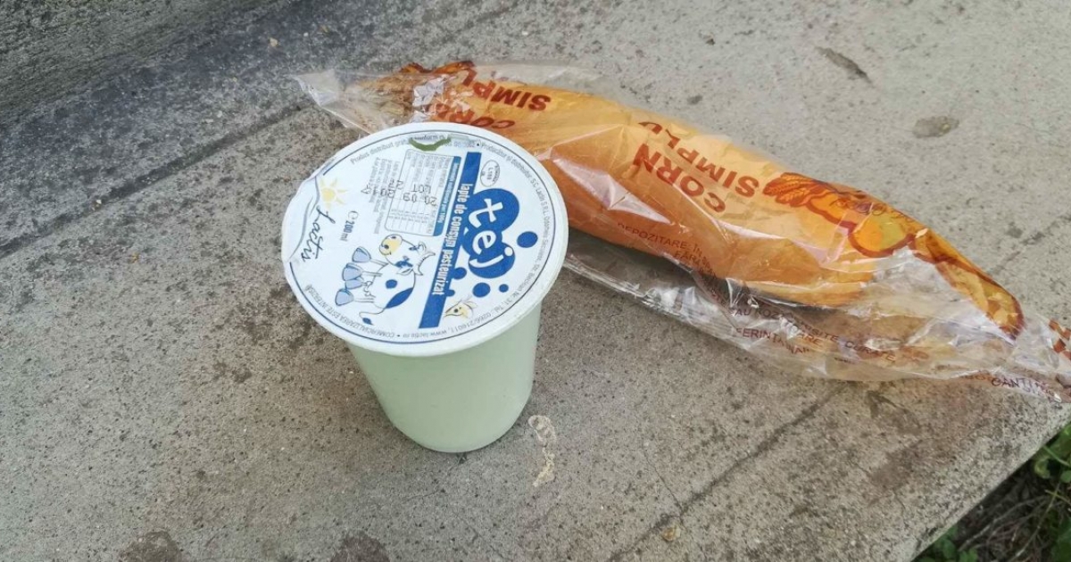 Tízórai: tej és kifli